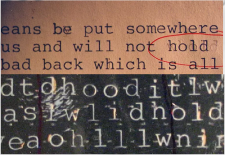 Association of a typed document to a carbon ribbon as a result of agreement in typographical errors